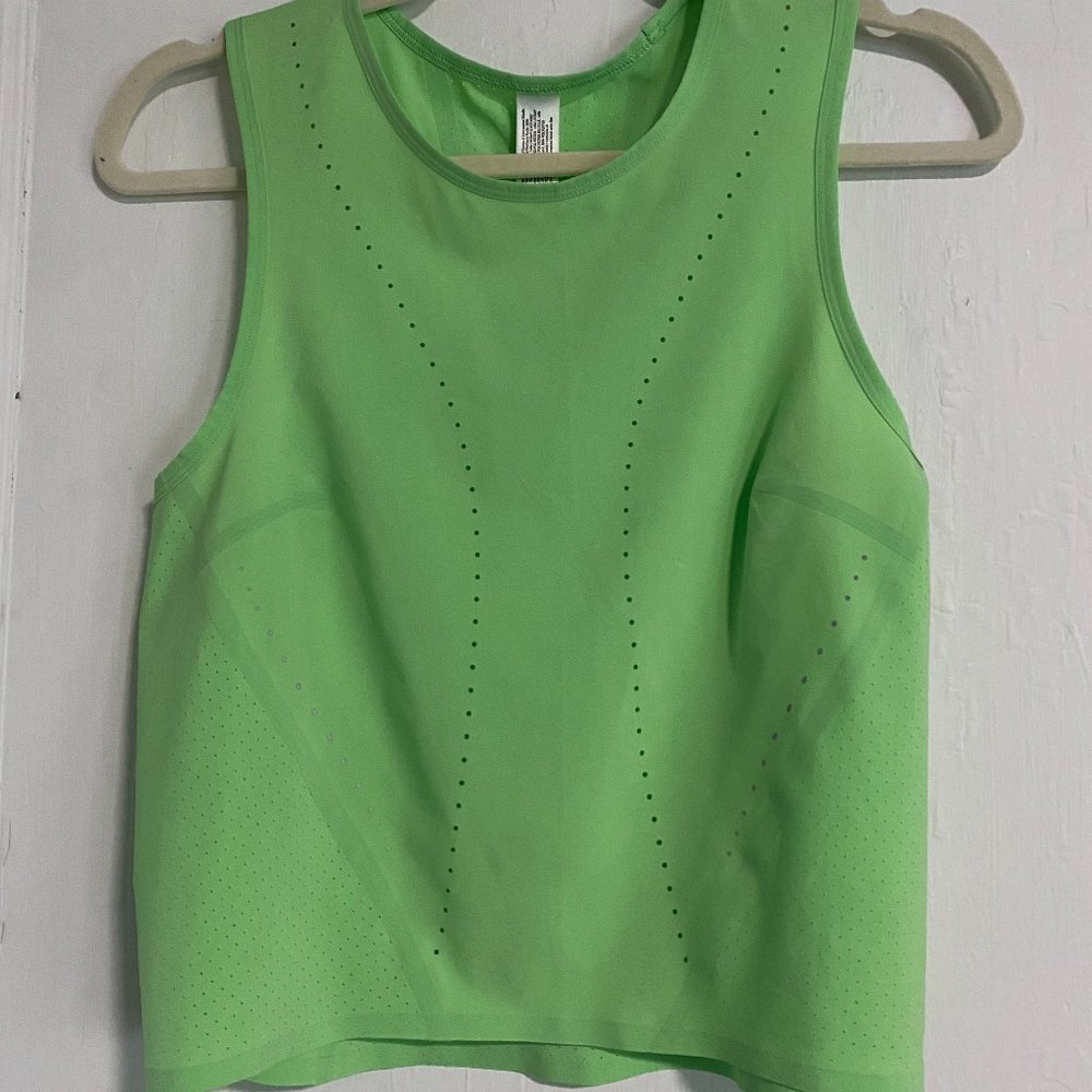 Lululemon Cropped Neon Tank Top